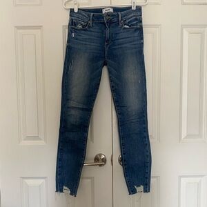 Paige Verdugo Ankle distressed hem jeans